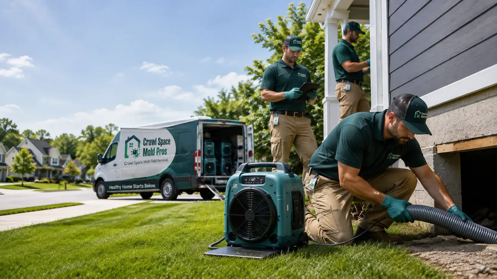Crawl Space Mold Removal in Jefferson City, MT